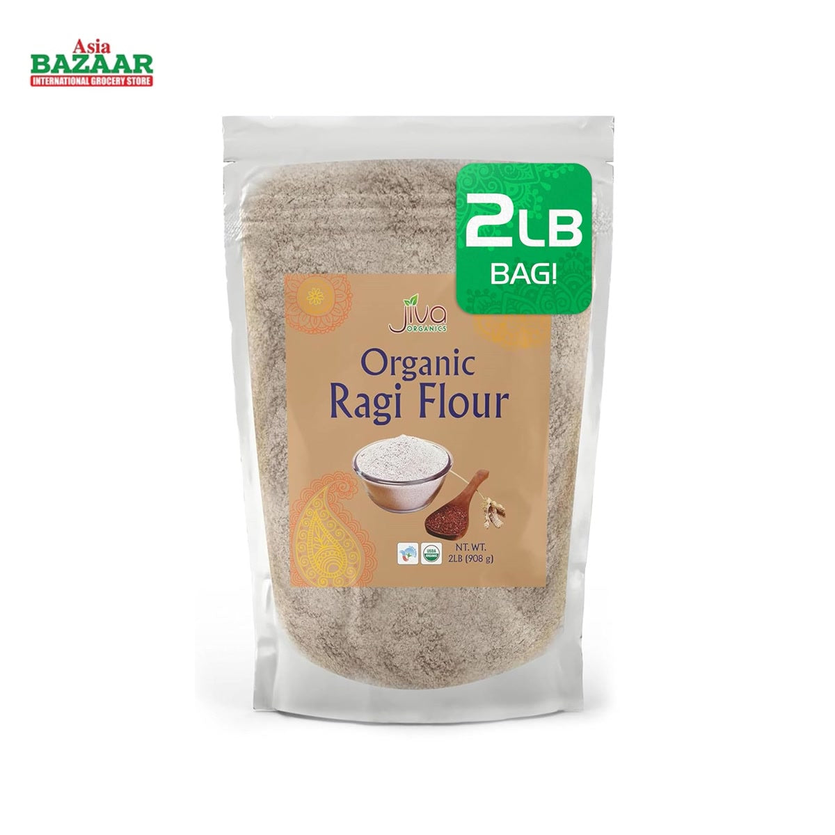 JIVA ORG. RAGI FLOUR 2LB
